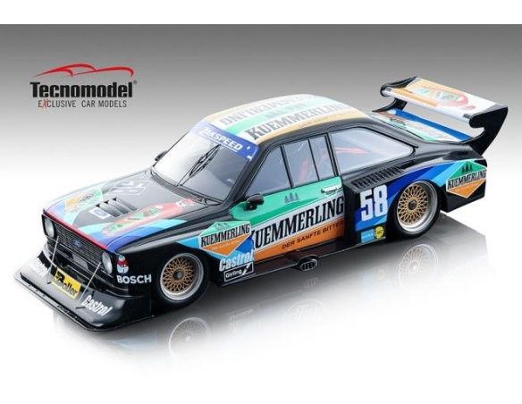 TECNOMODEL TMD18172C FORD ESCORT II RS TURBO ZAKSPEED DRM N.58 NORISRING 1980 BOLLER 1:18 Modellino