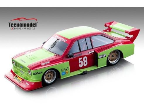 TECNOMODEL TMD18172D FORD ESCORT II RS TURBO ZAKSPEED DRM N.58 ZOLDER W.P.1980 BOLLER 1:18 Modellino