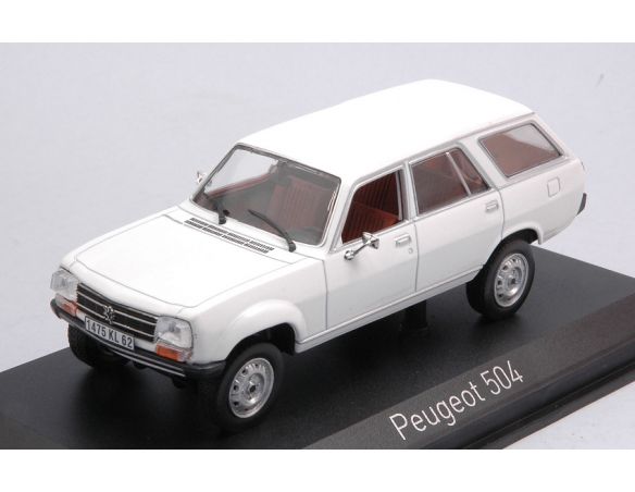 NOREV NV475443 PEUGEOT 504 BREAK DANGEL 1980 ALASKA WHITE 1:43 Modellino