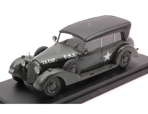 RIO RI4623 MERCEDES 770 W USA ARMY 1945 W/CLOSED ROOF 1:43 Modellino