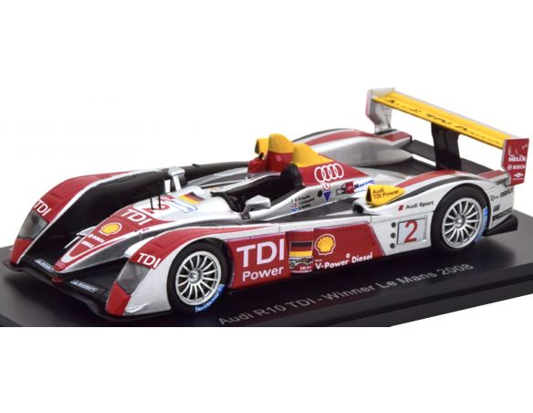 EDITORIA MB06 AUDI R10 TDI N.2 WINNER LM 2008 1:43 Modellino