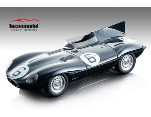 TECNOMODEL TMD18157A JAGUAR D-TYPE N.6 WINNER LE MANS 1955 HAWTHORN-BUEB 1:18 Modellino
