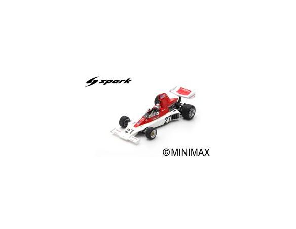 SPARK MODEL S1892 PARNELLI VPJ4 MARIO ANDRETTI 1975 N.27 SWEDISH GP 1:43 Modellino