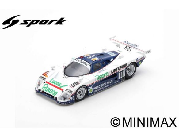 SPARK MODEL S4766 SPICE 88C N.111 WINNER C2 CLASS LM 1988 G.SPICE-R.BELLM-P.DE THOISY 1:43 Modellino