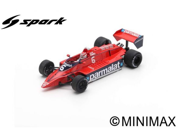 SPARK MODEL S7113 BRABHAM ALFA ROMEO BT48 NELSON PIQUET 1979 N.6 7th MONACO GP 1:43 Modellino
