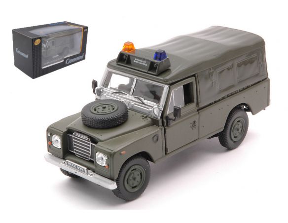 CARARAMA CA4-51741 LAND ROVER SERIE III 109 SOFT TOP MILITAR GREEN 1:43 Modellino