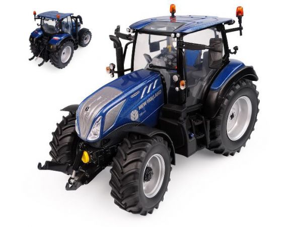 UNIVERSAL HOBBIES UH6223 TRATTORE NEW HOLLAND T5.140 BLUE POWER LOW ROOF HIGH VISIBILITY 1:32 Modellino