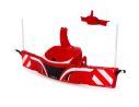 UNIVERSAL HOBBIES UH6250 LAMA PARAURTI SAFETYWEIGHT RED COLOR 1:32 Modellino