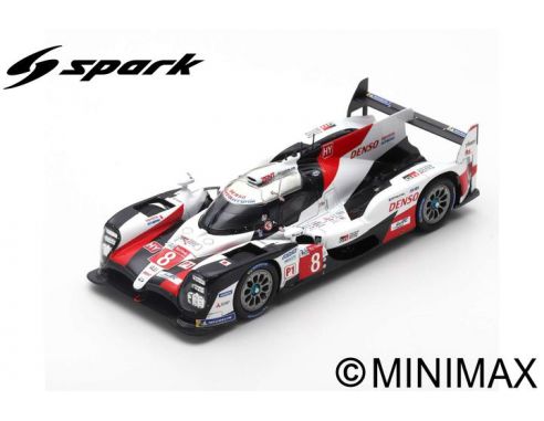SPARK MODEL S87LM19 TOYOTA TS050 N.8 WINNER LM 2019 BUEMI-ALONSO-NAKAJIMA 1:87 Modellino