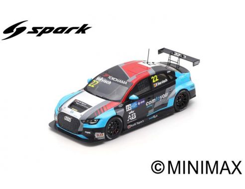 SPARK MODEL SA205 AUDI RS 3 LMS N.22 WINNER RACE 2 WTCR MACAU G.RACE 2018 F.VERVISCH 1:43 Modellino