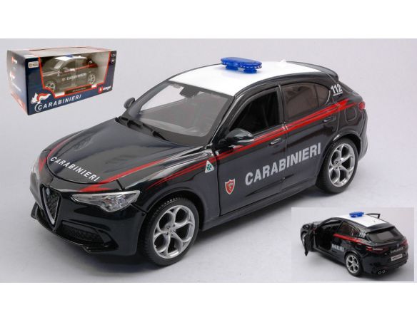 BBURAGO BU01272ST ALFA ROMEO STELVIO CARABINIERI 1:24 Modellino