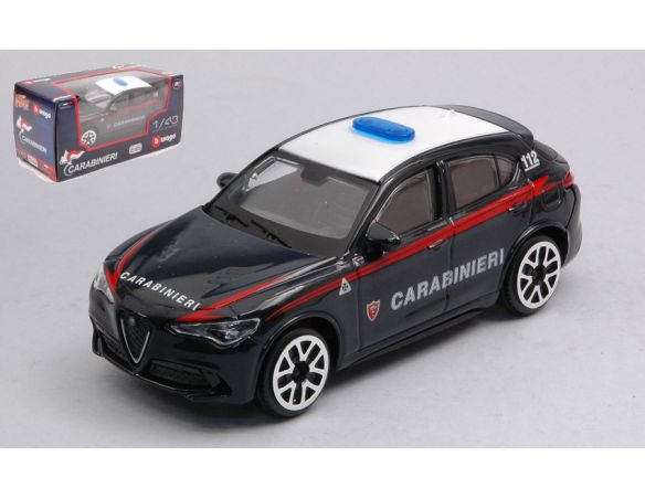 BBURAGO BU30310ST ALFA ROMEO STELVIO CARABINIERI 1:43 Modellino