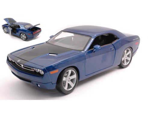 MAISTO MI31396B DODGE CHALLENGER CONCEPT 2006 BLUE 1:18 Modellino