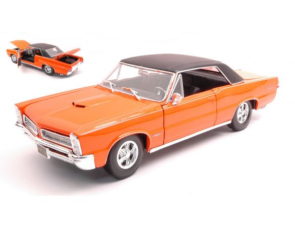 MAISTO MI31885O PONTIAC GTO HURST 1965 ORANGE 1:18 Modellino