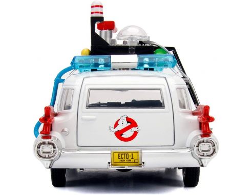 JADA Cadillac Ghostbusters ECTO-1 1959 Die Cast 1:24 Funzionamento a Ruota Libera