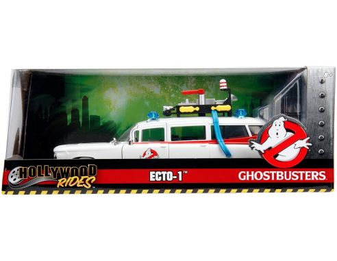 JADA Cadillac Ghostbusters ECTO-1 1959 Die Cast 1:24 Funzionamento a Ruota Libera