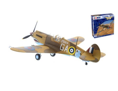 CORGI AA28103 CURTISS TOMAHAWK IIB RAF N.122 SQUADRON FORT MADDELENA 1941 1:72 Modellino