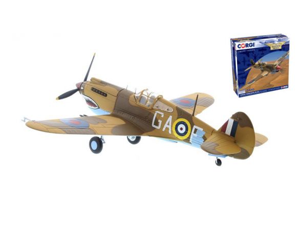 CORGI AA28103 CURTISS TOMAHAWK IIB RAF N.122 SQUADRON FORT MADDELENA 1941 1:72 Modellino