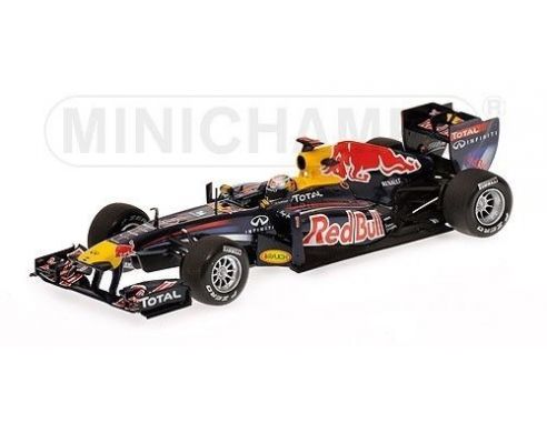 Minichamps PM410110101 RED BULL S.VETTEL 2011 WINNER MALAYSIAN GP 2011 1:43 Modellino