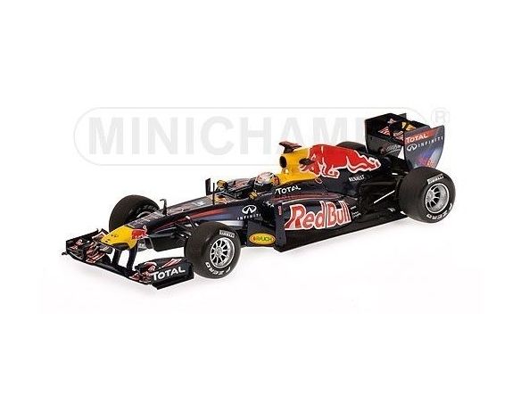 Minichamps PM410110101 RED BULL S.VETTEL 2011 WINNER MALAYSIAN GP 2011 1:43 Modellino