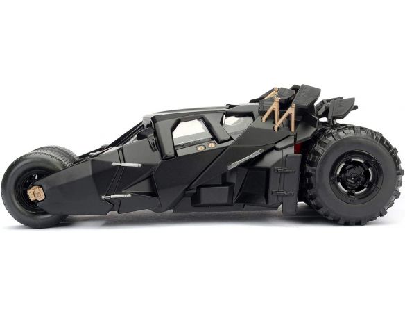 JADA TOYS Batman Batmobile Il Cavaliere Oscuro con Personaggio Die Cast 1:24