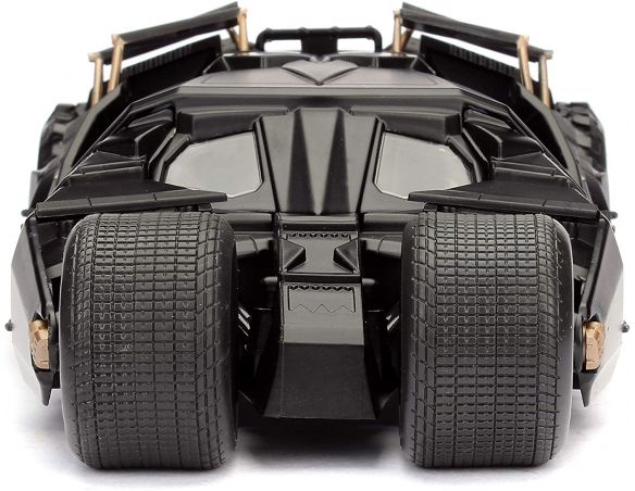 JADA TOYS Batman Batmobile Il Cavaliere Oscuro con Personaggio Die Cast 1:24