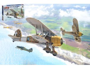 ITALERI IT1437 FIAT CR.42 FALCO BATTLE OF BRITAIN 80th ANNIVERSARY KIT 1:72 Modellino