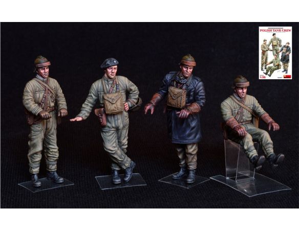 MINIART MIN35267 POLISH TANK CREW KIT 1:35 Modellino