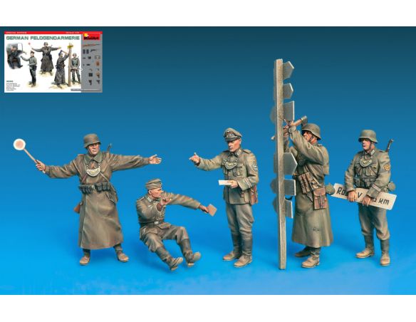 MINIART MIN35315 GERMAN FELDGENDARMERIE KIT 1:35 Modellino