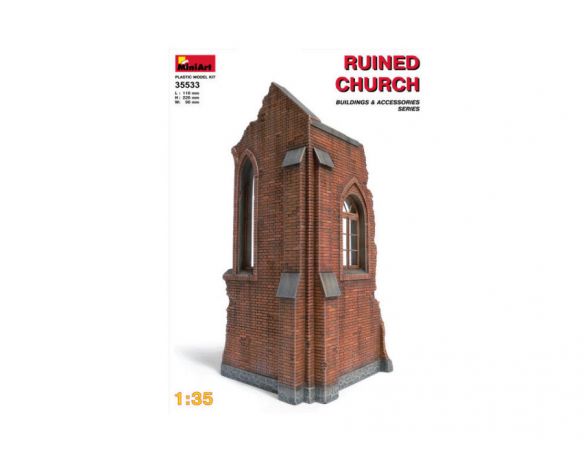 MINIART MIN35533 CHURCH RUIN KIT 1:35 Modellino