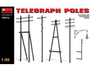 MINIART MIN35541A TELEGRAPH POLES KIT 1:35 Modellino