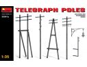 MINIART MIN35541A TELEGRAPH POLES KIT 1:35 Modellino