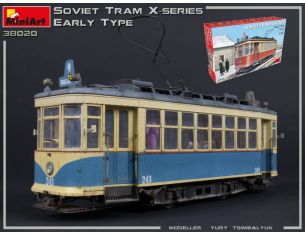 MINIART MIN38020 SOVIET TRAM X-SERIES EARLY TYPE KIT 1:35 Modellino
