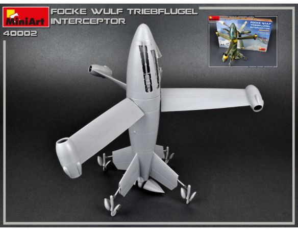 MINIART MIN40002 FOCKE-WULF TRIEBFLUGEL INTERCEPTOR KIT 1:35 Modellino