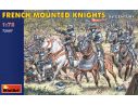MINIART MIN72007 FRENCH MOUNTED KNIGHTS XV CENTURY KIT 1:72 Modellino
