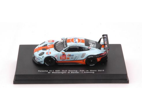 SPARK MODEL S87155 PORSCHE 911 RSR N.86 LM 2019 BARKER-PREINING-WAINWRIGHT 1:87 Modellino