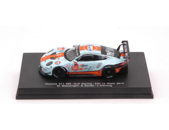 SPARK MODEL S87155 PORSCHE 911 RSR N.86 LM 2019 BARKER-PREINING-WAINWRIGHT 1:87 Modellino