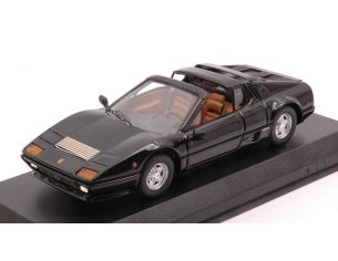 BEST MODEL BT9779 FERRARI 512 BB TARGA 1981 CONVERTED BY AUTOKRAFT  BLACK 1:43 Modellino