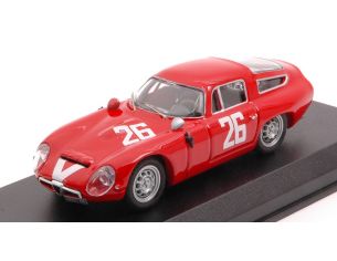 BEST MODEL BT9780 ALFA ROMEO TZ1 N.26 1000 KM MONZA 1965 PIANTA-SALA 1:43 Modellino