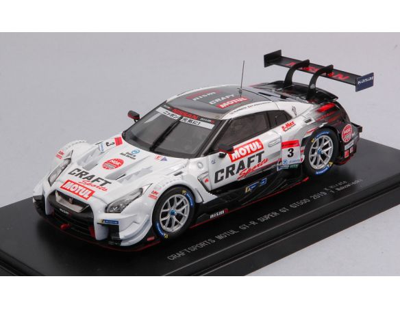 EBBRO EB45716 NISSAN GT-R N.3 SUPER GT500 2019 K.HIRATE-F.MAKOWIECKI 1:43 Modellino