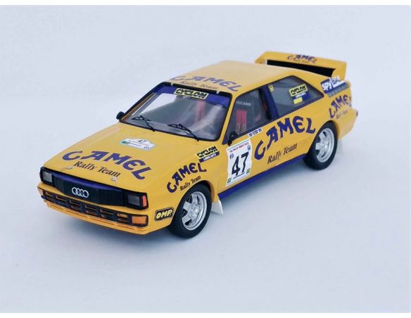 TROFEU TFRRGR02 AUDI QUATTRO N.47 1st FTHIOTIDAS RALLY 1990 IAVERIS-EL EM 1:43 Modellino