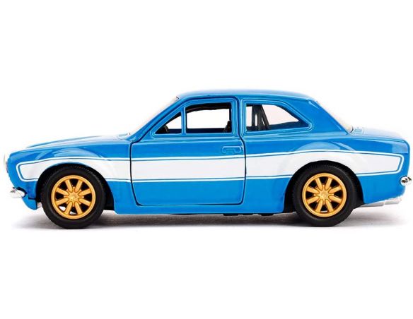 JADA TOYS 253202000 Fast & Furious Ford Escort Bianca/Blu di Brian Die Cast 1:32