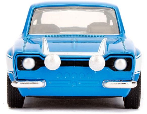 JADA TOYS 253202000 Fast & Furious Ford Escort Bianca/Blu di Brian Die Cast 1:32