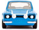 JADA TOYS 253202000 Fast & Furious Ford Escort Bianca/Blu di Brian Die Cast 1:32