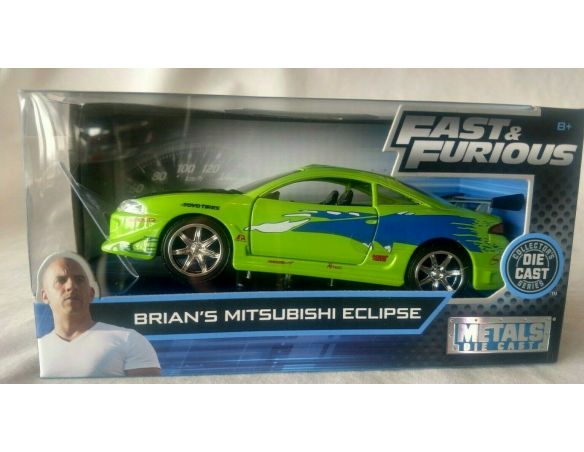 JADA TOYS 253202000 Fast & Furious Mitsubishi Eclipse di Brian Die Cast 1:32