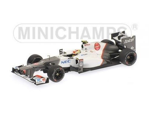 Minichamps PM410120115 SAUBER S.PEREZ 2012 N.15 1st PODIUM MALAYSIAN GP 1:43 Modellino