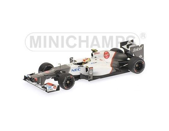 Minichamps PM410120115 SAUBER S.PEREZ 2012 N.15 1st PODIUM MALAYSIAN GP 1:43 Modellino
