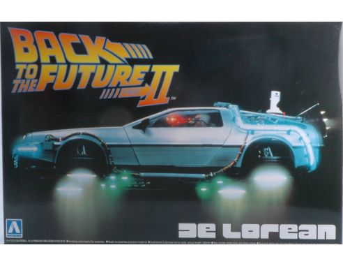 AOSHIMA ABK111867 DE LOREAN BACK TO THE FUTURE II KIT 1:24 Modellino