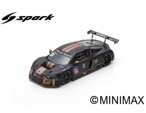 SPARK MODEL SA177 AUDI R8 LMS CUP CHAMPION 2018 N.28 A.HARYANTO 1:43 Modellino