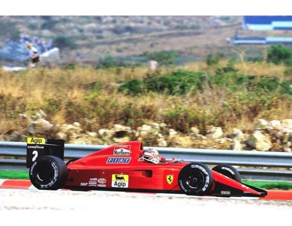 LOOKSMART LSF1H11B FERRARI F1 641 N.2 WINNER GP PORTUGAL 1990 NIGEL MANSELL 1:18 Modellino